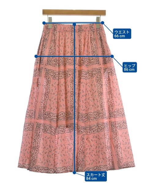 RHC Ron Herman（アールエイチシーロンハーマン）ロング・マキシ丈スカート ピンク サイズ:S レディース/2200631159094