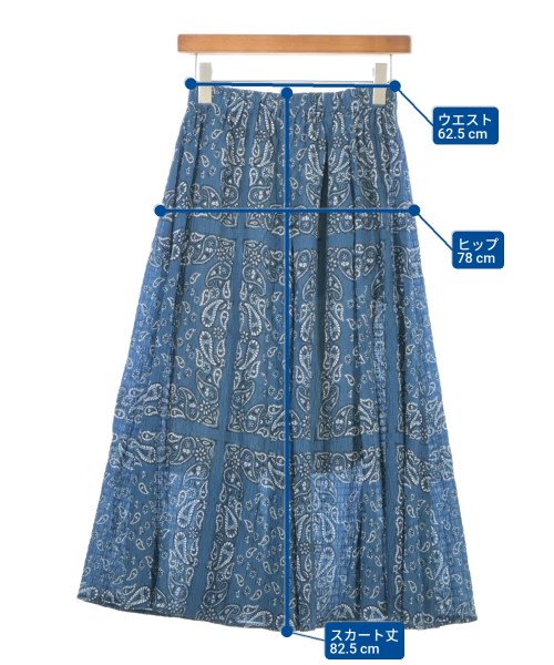 RHC Ron Herman（アールエイチシーロンハーマン）ロング・マキシ丈スカート 青 サイズ:XS レディース/2200631159537