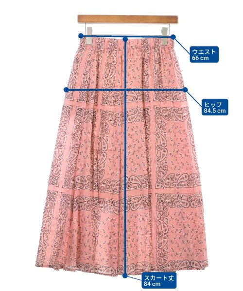 RHC Ron Herman（アールエイチシーロンハーマン）ロング・マキシ丈スカート ピンク サイズ:S レディース/2200631159551