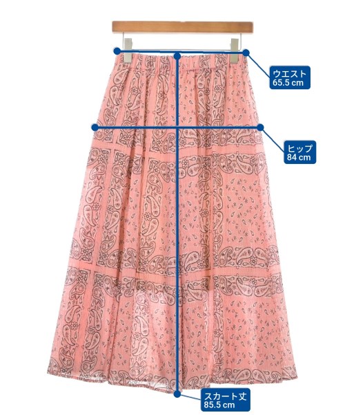 RHC Ron Herman（アールエイチシーロンハーマン）ロング・マキシ丈スカート ピンク サイズ:S レディース/2200631159568