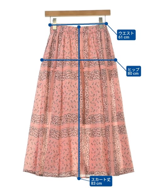 RHC Ron Herman（アールエイチシーロンハーマン）ロング・マキシ丈スカート ピンク サイズ:XS レディース/2200631163558