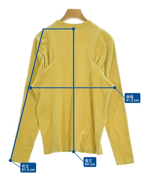 RHC Ron Herman（アールエイチシーロンハーマン）Tシャツ・カットソー 黄 サイズ:F レディース/2200631166832