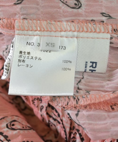 RHC Ron Herman（アールエイチシーロンハーマン）その他 ピンク サイズ:XS レディース/2200631168638