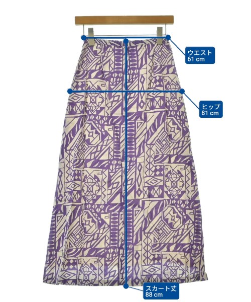 RHC Ron Herman（アールエイチシーロンハーマン）ロング・マキシ丈スカート 紫 サイズ:S レディース/2200631171690