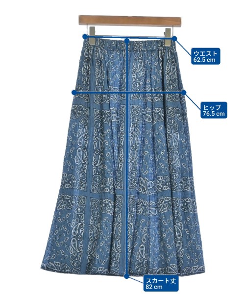 RHC Ron Herman（アールエイチシーロンハーマン）ロング・マキシ丈スカート 青 サイズ:XS レディース/2200631172253