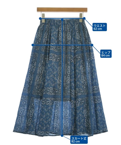 RHC Ron Herman（アールエイチシーロンハーマン）ロング・マキシ丈スカート 青 サイズ:XS レディース/2200631172260