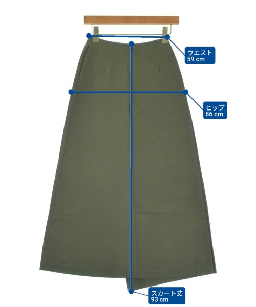 RHC Ron Herman（アールエイチシーロンハーマン）ロング・マキシ丈スカート 緑 サイズ:XS レディース/2200631182443