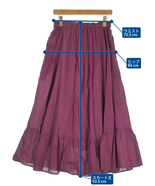 RHC Ron Herman（アールエイチシーロンハーマン）ロング・マキシ丈スカート 紫 サイズ:S レディース/2200631182634