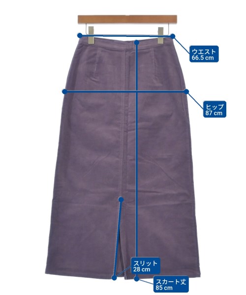 RHC Ron Herman（アールエイチシーロンハーマン）ロング・マキシ丈スカート 紫 サイズ:S レディース/2200631195214