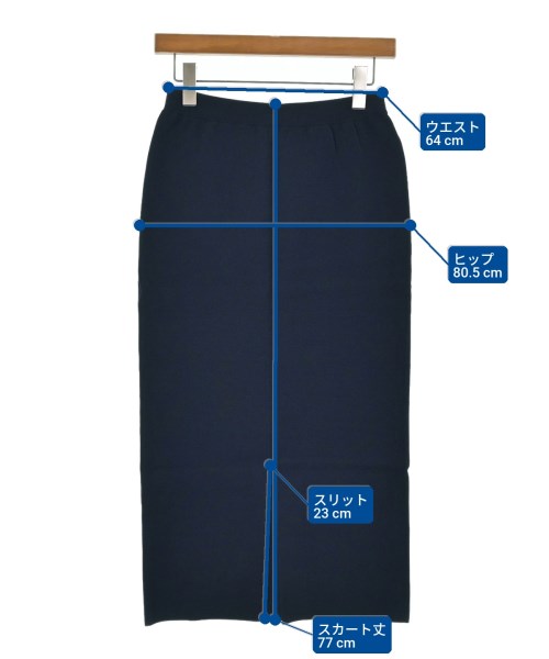 RHC Ron Herman（アールエイチシーロンハーマン）ロング・マキシ丈スカート 紺 サイズ:XS レディース/2200631205715