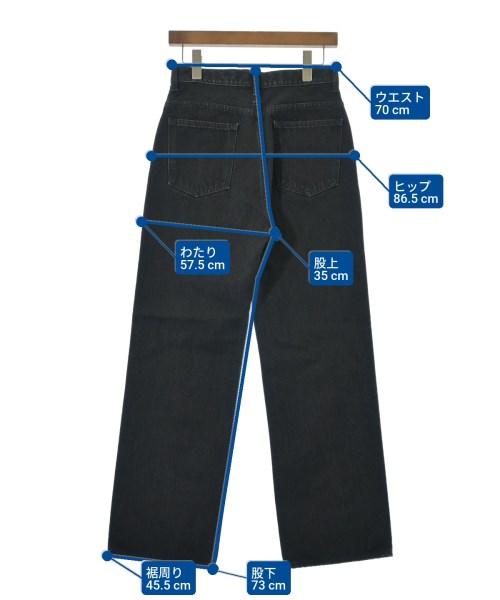 RHC Ron Herman（アールエイチシーロンハーマン）デニムパンツ 黒 サイズ:25(S位) レディース/2200631210986