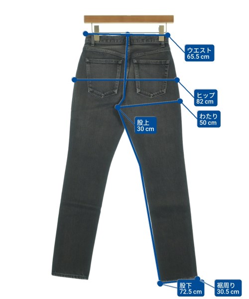 RHC Ron Herman（アールエイチシーロンハーマン）デニムパンツ 黒 サイズ:24(S位) レディース/2200631214557