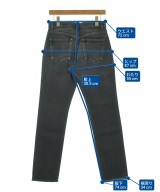 RHC Ron Herman（アールエイチシーロンハーマン）デニムパンツ 黒 サイズ:26(M位) レディース/2200631215981