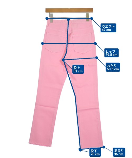 RHC Ron Herman（アールエイチシーロンハーマン）デニムパンツ ピンク サイズ:25(S位) レディース/2200631218937