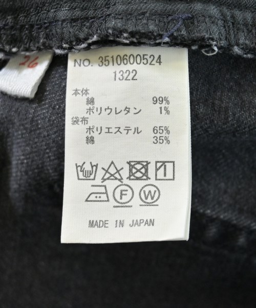 RHC Ron Herman（アールエイチシーロンハーマン）デニムパンツ 黒 サイズ:26(M位) レディース/2200631220336