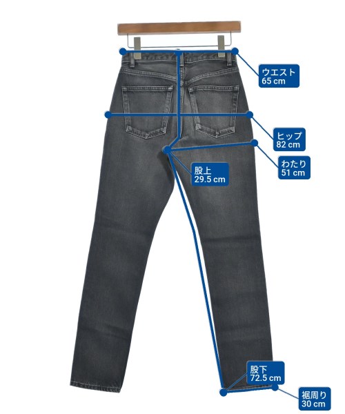 RHC Ron Herman（アールエイチシーロンハーマン）デニムパンツ 黒 サイズ:24(S位) レディース/2200631221357