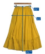 RHC Ron Herman（アールエイチシーロンハーマン）ロング・マキシ丈スカート 黄 サイズ:S レディース/2200631227052