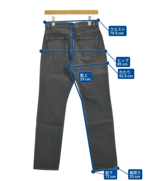 RHC Ron Herman（アールエイチシーロンハーマン）デニムパンツ 黒 サイズ:26(M位) レディース/2200631229759