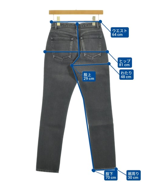 RHC Ron Herman（アールエイチシーロンハーマン）デニムパンツ 黒 サイズ:24(S位) レディース/2200631229858