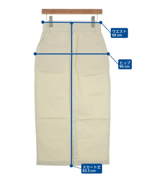 RHC Ron Herman（アールエイチシーロンハーマン）ロング・マキシ丈スカート ベージュ サイズ:S レディース/2200631231646