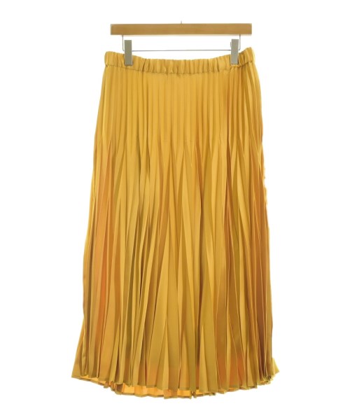 R(アール)ロング・マキシ丈スカート 黄 サイズ:46(L位)/2200633530068
