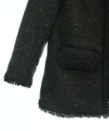 R（アール）ノーカラージャケット 黒 サイズ:32(M位) レディース/2200641602047