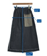 D-due（デドゥエ）ロング・マキシ丈スカート 紺 サイズ:-(XS位) レディース/2200662861058