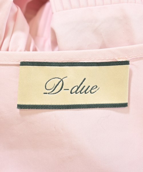 D-due（デドゥエ）ブラウス ピンク サイズ:38(M位) レディース/2200677370187