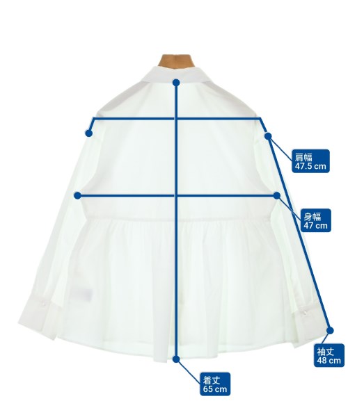 Dessin（デッサン）カジュアルシャツ 白 サイズ:1(S位) レディース/2200634704031