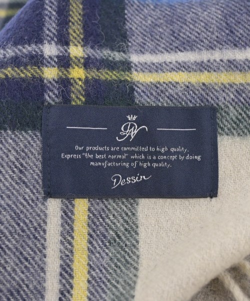 Dessin（デッサン）マフラー 白 サイズ:- レディース/2200637702102