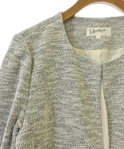 Dessin（デッサン）ノーカラージャケット グレー サイズ:3(L位) レディース/2200620244114