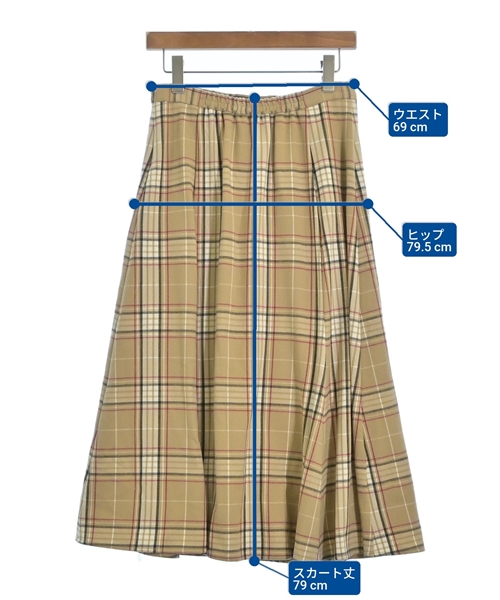 Dessin（デッサン）ロング・マキシ丈スカート ベージュ サイズ:3(L位) レディース/2200625924066