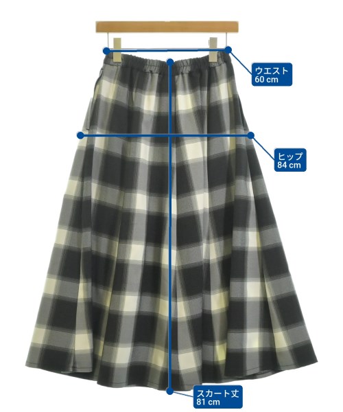 Dessin（デッサン）ロング・マキシ丈スカート グレー サイズ:0(XS位) レディース/2200638802177