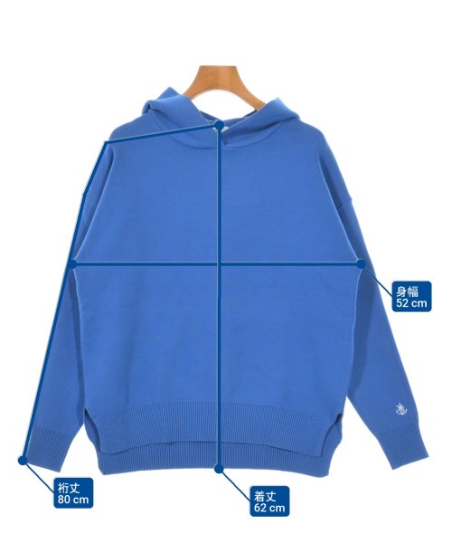 Dessin（デッサン）パーカー 青 サイズ:2(M位) レディース/2200639919034