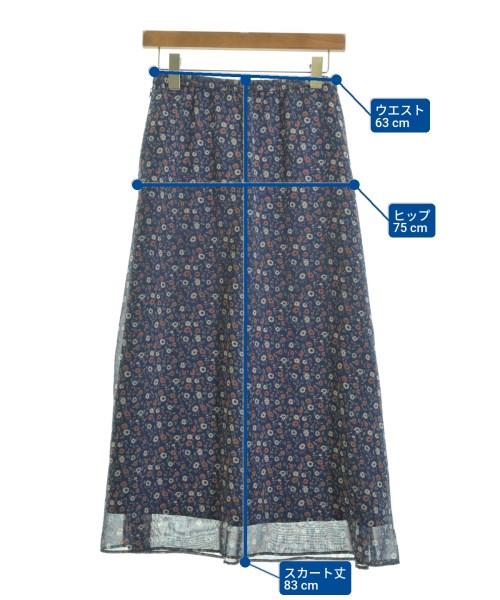 Dessin（デッサン）ロング・マキシ丈スカート 青 サイズ:2(M位) レディース/2200628706010