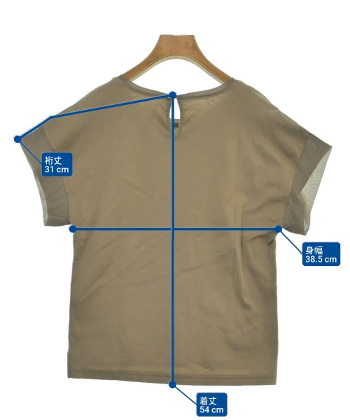 Dessin（デッサン）Tシャツ・カットソー 茶 サイズ:1(S位) レディース/2200613827126
