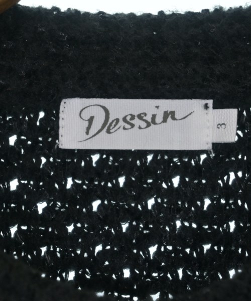 Dessin（デッサン）ノーカラージャケット 黒 サイズ:3(L位) レディース/2200610976025