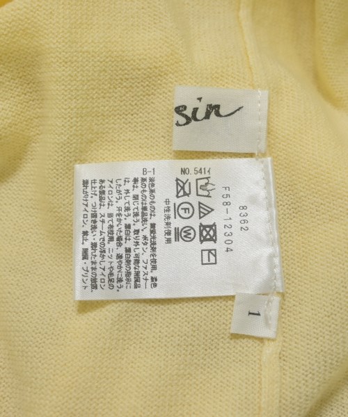 Dessin（デッサン）ニット・セーター 黄 サイズ:1(S位) レディース/2200612017207