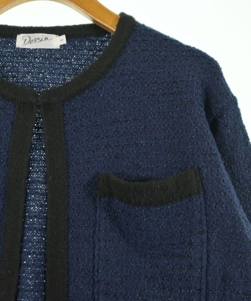 Dessin（デッサン）カーディガン 紺 サイズ:1(S位) レディース/2200613857079