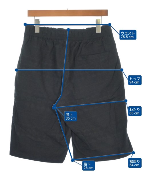 Dessin（デッサン）ショートパンツ 黒 サイズ:2(M位) メンズ/2200609064085