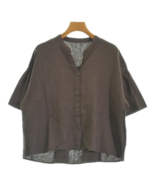Dessin(デッサン)カジュアルシャツ 茶 サイズ:2(M位)/2200667793132