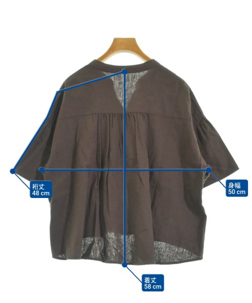 Dessin（デッサン）カジュアルシャツ 茶 サイズ:2(M位) レディース/2200667793132