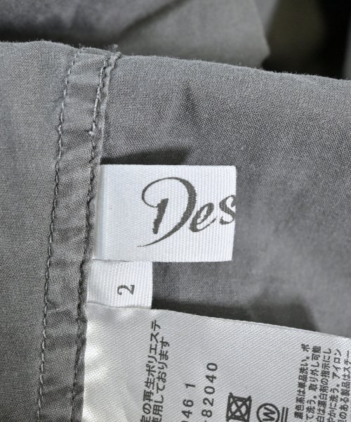 Dessin（デッサン）カジュアルシャツ グレー サイズ:2(M位) レディース/2200674818040