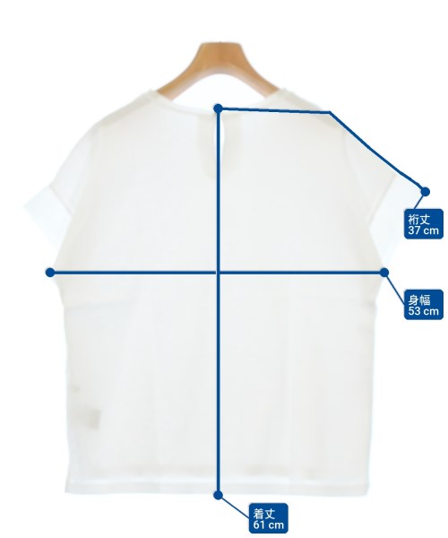 Dessin（デッサン）Tシャツ・カットソー 白 サイズ:4(XL位) レディース/2200674818101