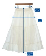Dessin（デッサン）ロング・マキシ丈スカート 白 サイズ:2(M位) レディース/2200674818194