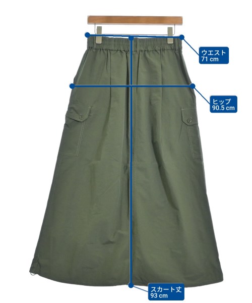 Dessin（デッサン）ロング・マキシ丈スカート カーキ サイズ:3(L位) レディース/2200674818262
