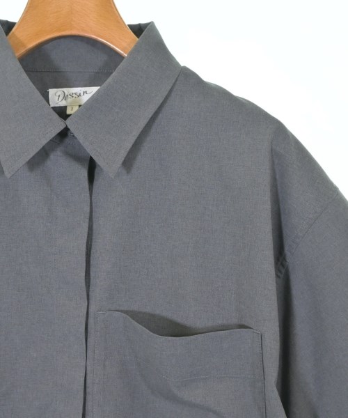 Dessin（デッサン）カジュアルシャツ グレー サイズ:2(M位) レディース/2200649435029