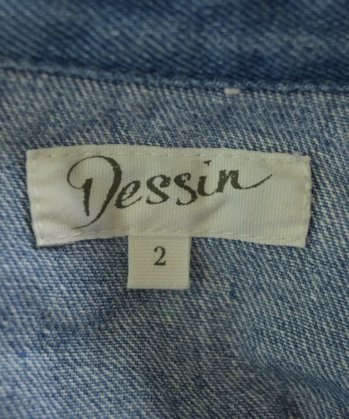Dessin（デッサン）カジュアルシャツ 青 サイズ:2(M位) レディース/2200649435227