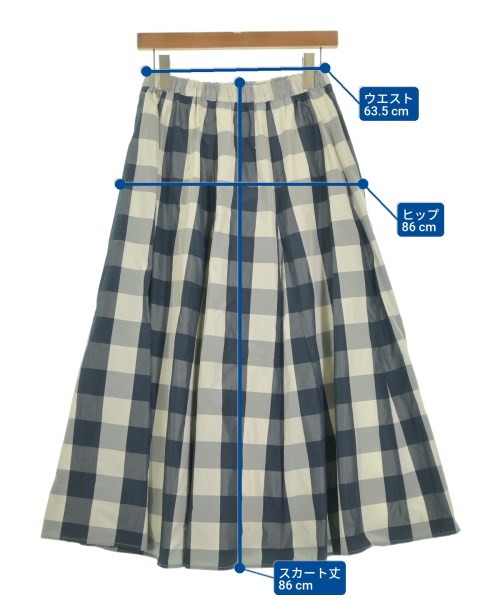 Dessin（デッサン）ロング・マキシ丈スカート 白 サイズ:2(M位) レディース/2200649435364