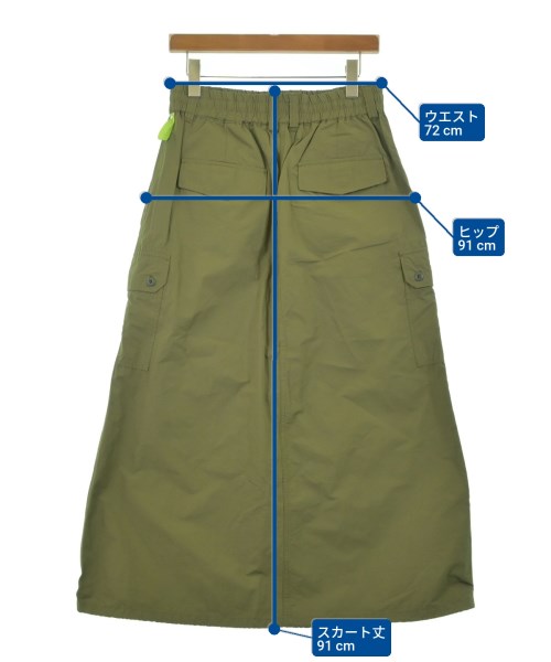 Dessin（デッサン）ロング・マキシ丈スカート カーキ サイズ:2(M位) レディース/2200649435401